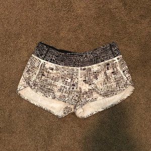 SEAWHEEZE Lululemon Speed Shorts - Map Grid / 2016